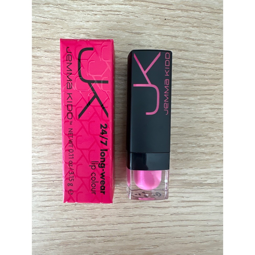 JK Jemma Kidd 24/7 Long-Wear Lip Colour 04 Minx Pink Lipstick 0.11oz New in Box